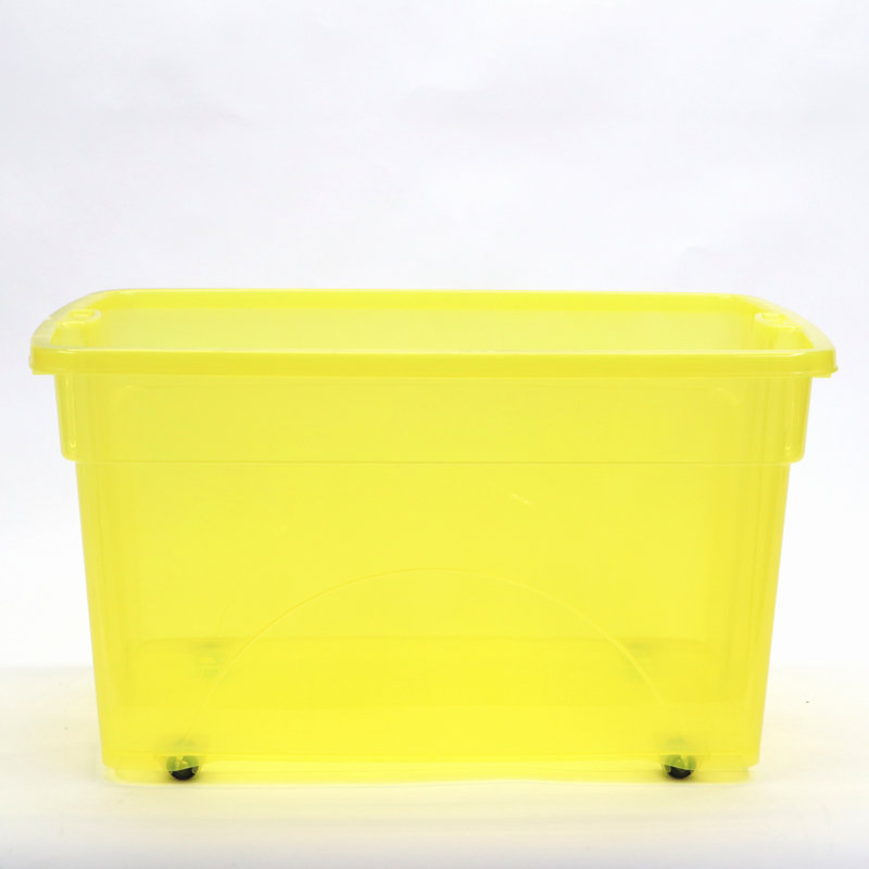 Rebrilliant Gallon Rolling Bin Storage Plastic Tubs and Totes & Reviews